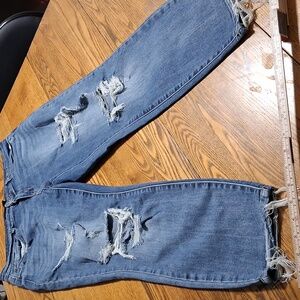 JUDY BLUE Jeans Womens 11 / 30 BOYFRIEND FIT Preowned Used Distressed